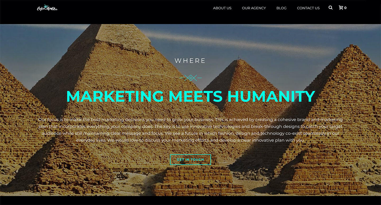 Screenshot of CHI redux site in progress.
